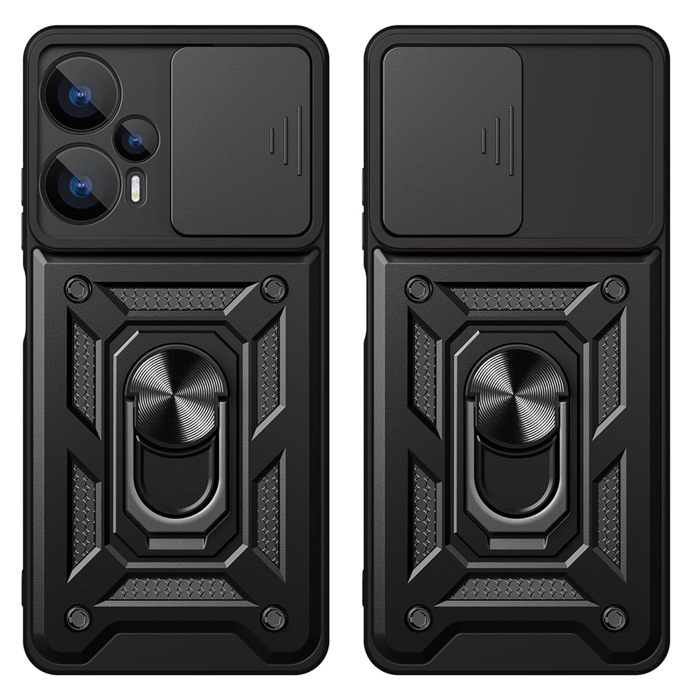 Techsuit Camguard Schutzhülle für Realme GT 6/GT 6T - Schwarz