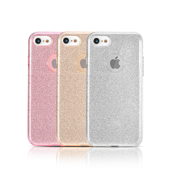Glitzerhülle für Apple iPhone 11 - Silber - Typ 2