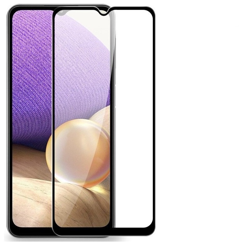9D Fénix Schutzglas für Realme 7 - Schwarz