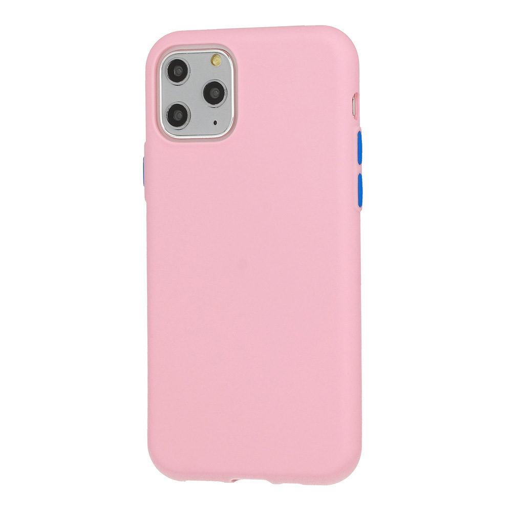 Solid Silikonhülle für Xiaomi Redmi 9 - Hellrosa