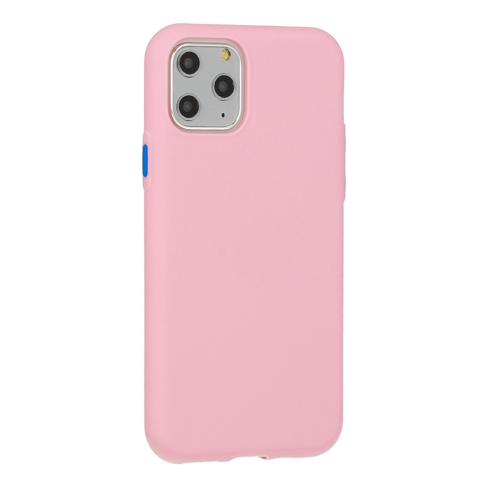 Solid Silikonhülle für Xiaomi Redmi 9 - Hellrosa