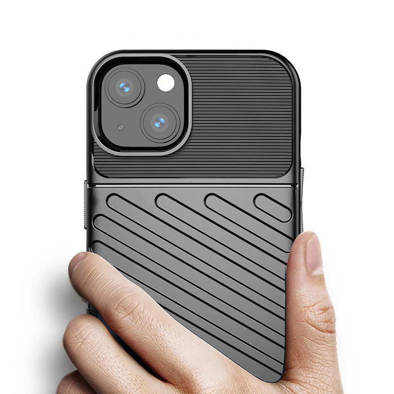 Robuste Thunder Hülle für Apple iPhone 13 - Grün