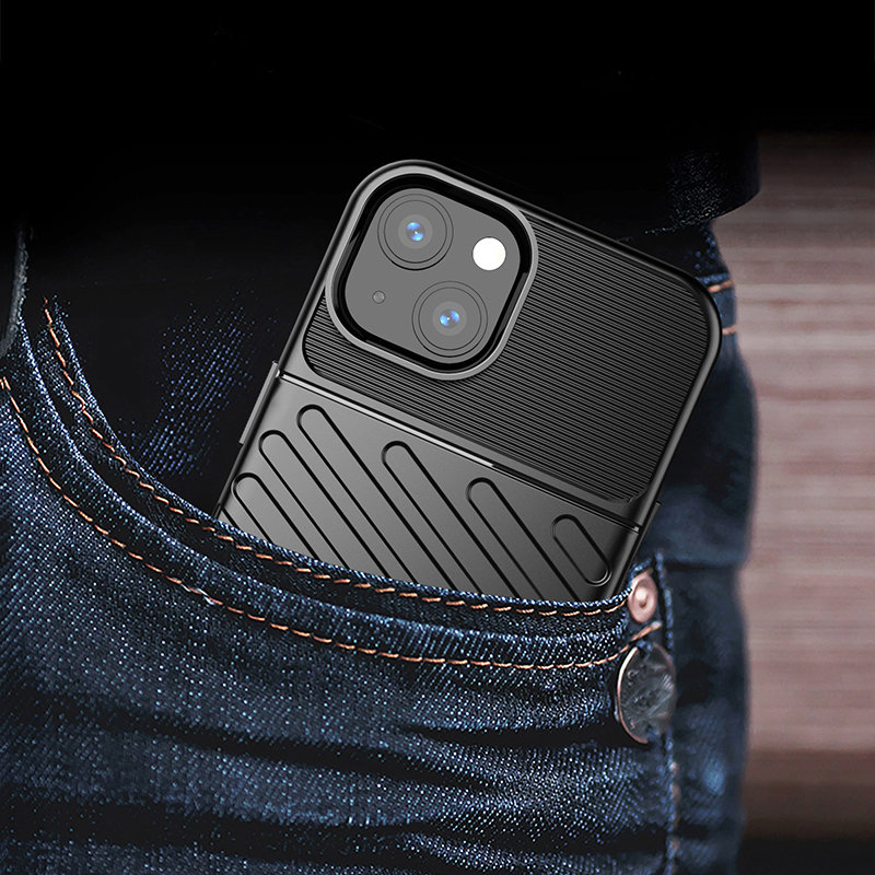 Robuste Thunder Hülle für Apple iPhone 13 - Grün
