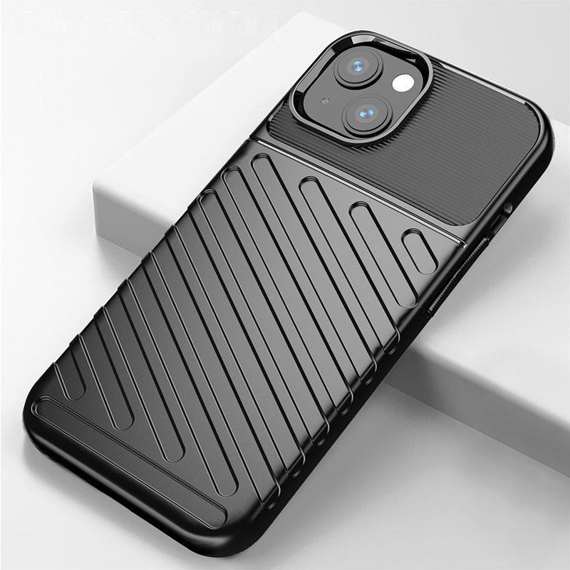 Robuste Thunder Hülle für Apple iPhone 13 - Grün
