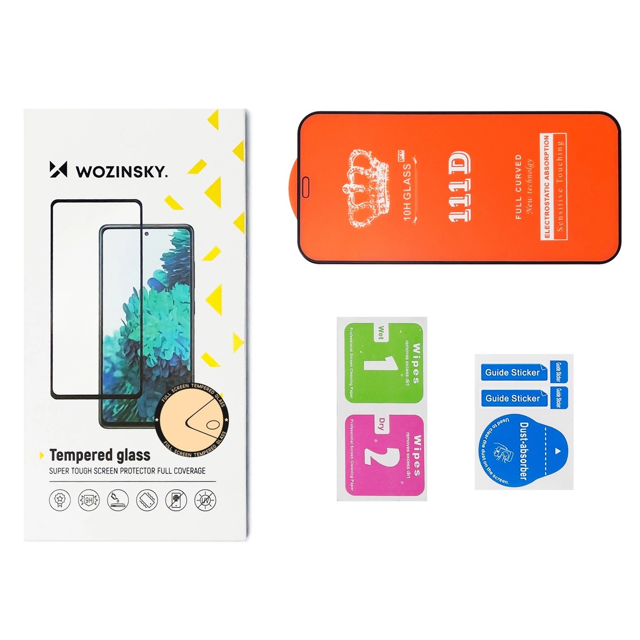 Tempered Glas Wozinsky für Xiaomi Poco C65/Redmi 13C 5G/Redmi 13C 4G - Schwarz