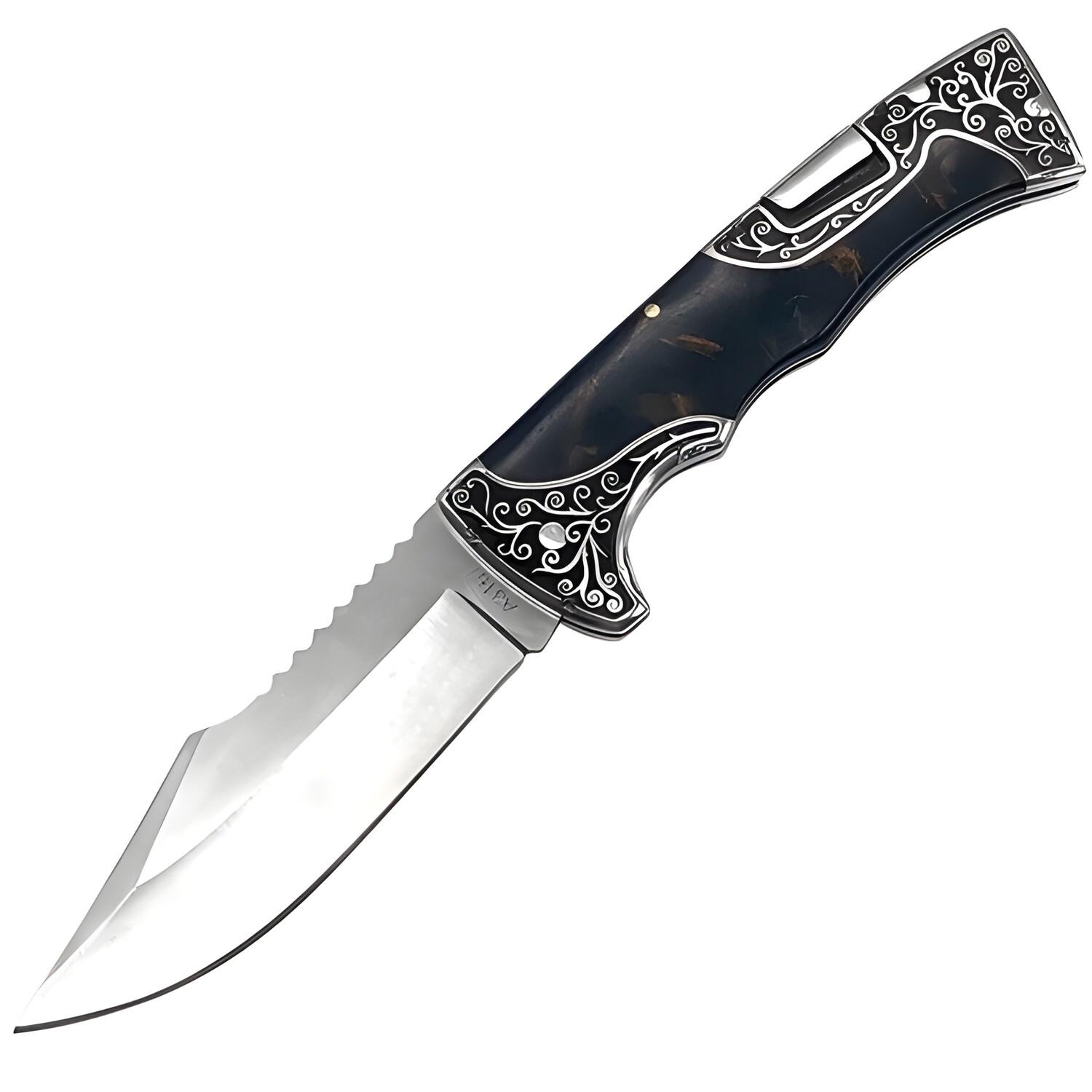 Outdoor Klappmesser COLUMBIA-23/12,8cm-Schwarz