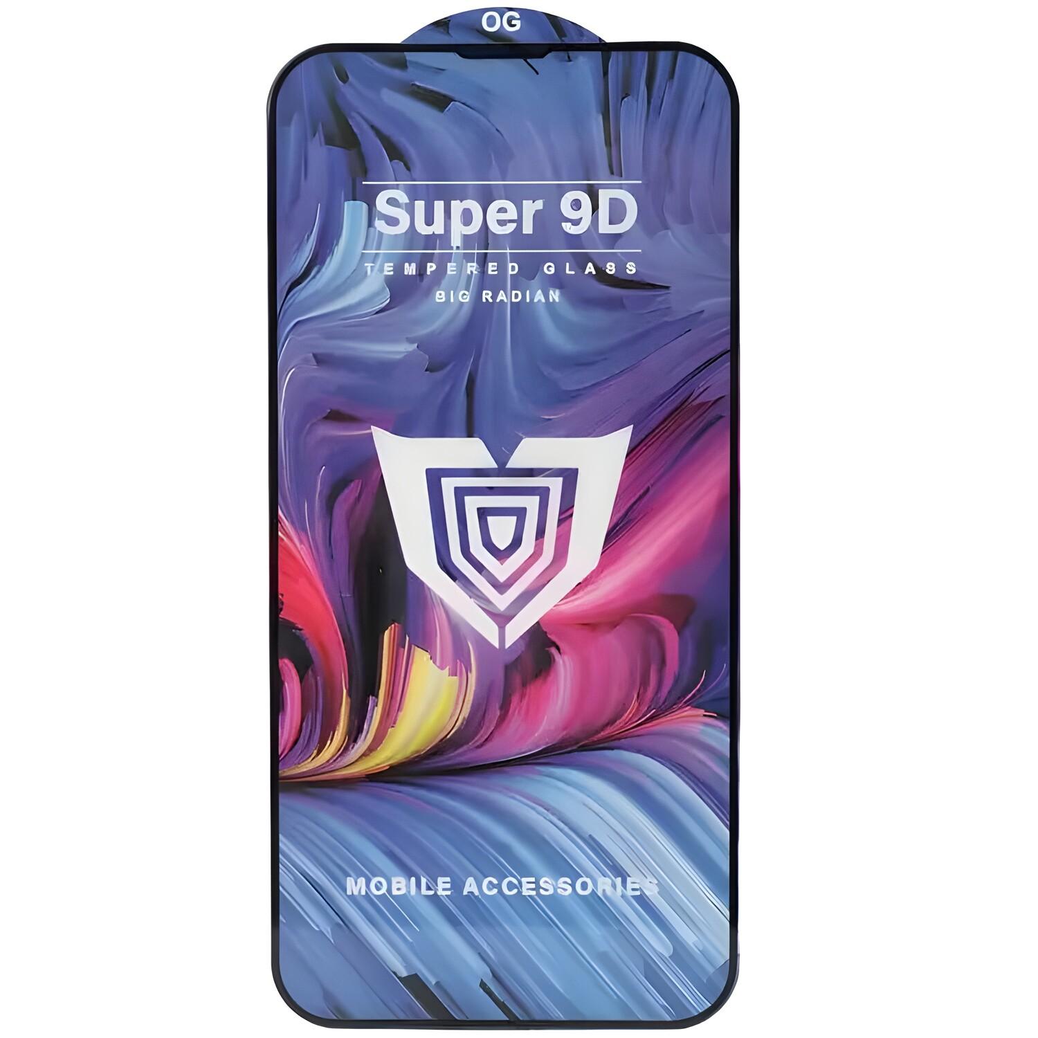 9D Super Schutzglas für Xiaomi Redmi Note 8 - Schwarz