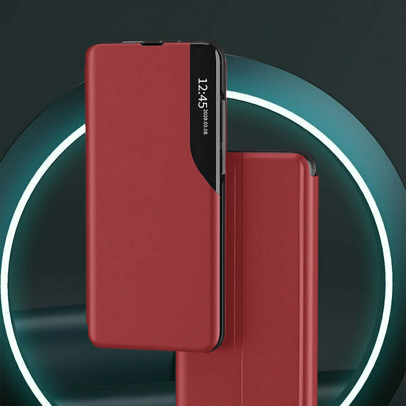 Elegante View Case Book Hülle für Xiaomi Redmi Note 13 - Rot