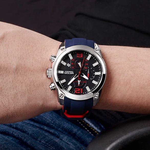 Uhr ME-4014 - Blau/Rot