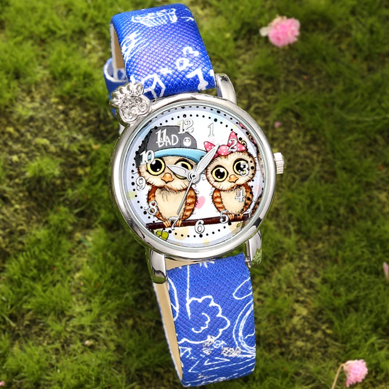 Owl Kinderuhr - Rot