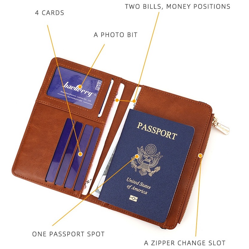 Travel WALLET Baellerry - Blau