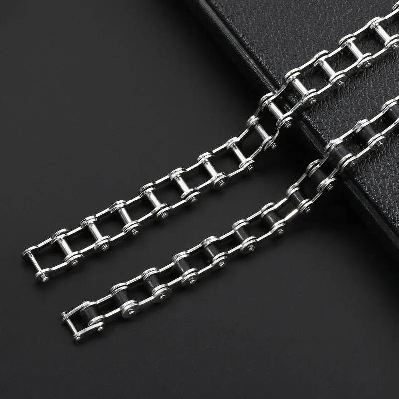 AL-32945 Armband - Silber/Schwarz