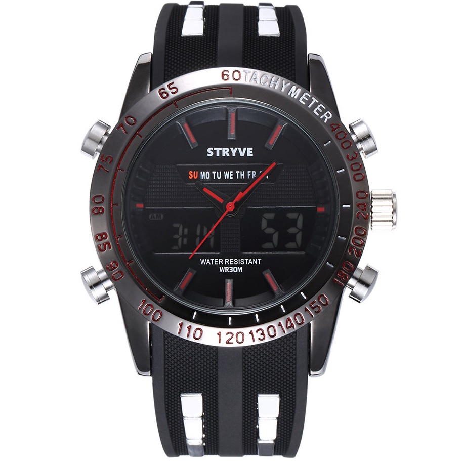Uhr AR-4094 - Schwarz/Grau