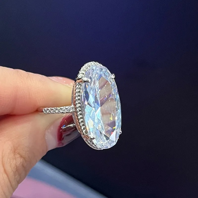 Ring CA-34527 - Silber / Helllila / 62mm