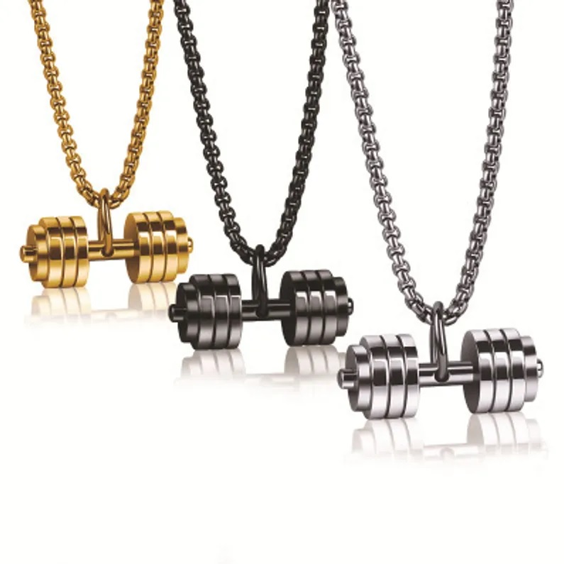 Halskette Dumbbell - Gold