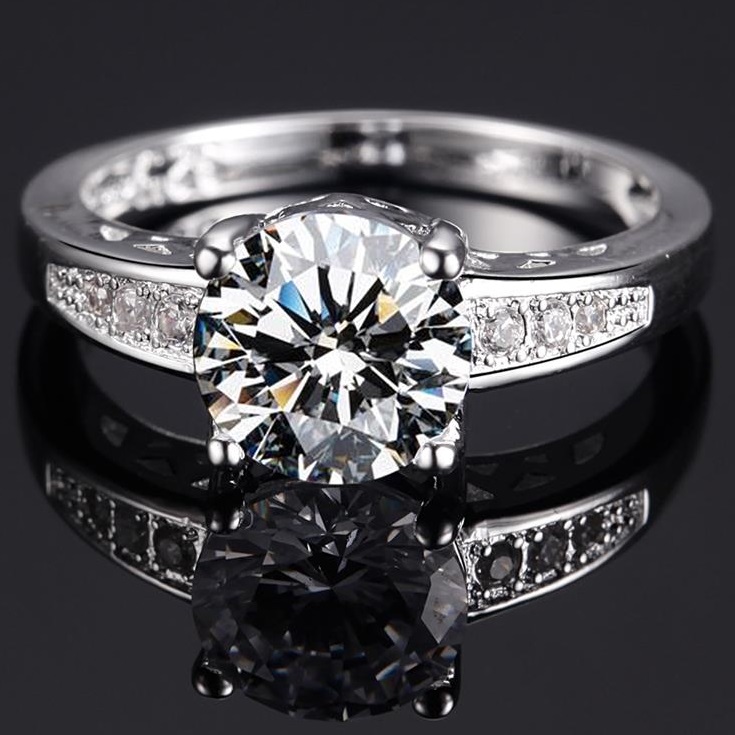 Ring CO-1219 - Silber/Rot - 59mm