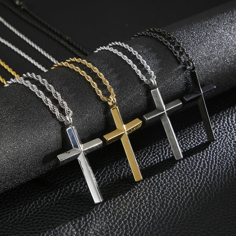 Halskette PU-38415 Cross - Gold