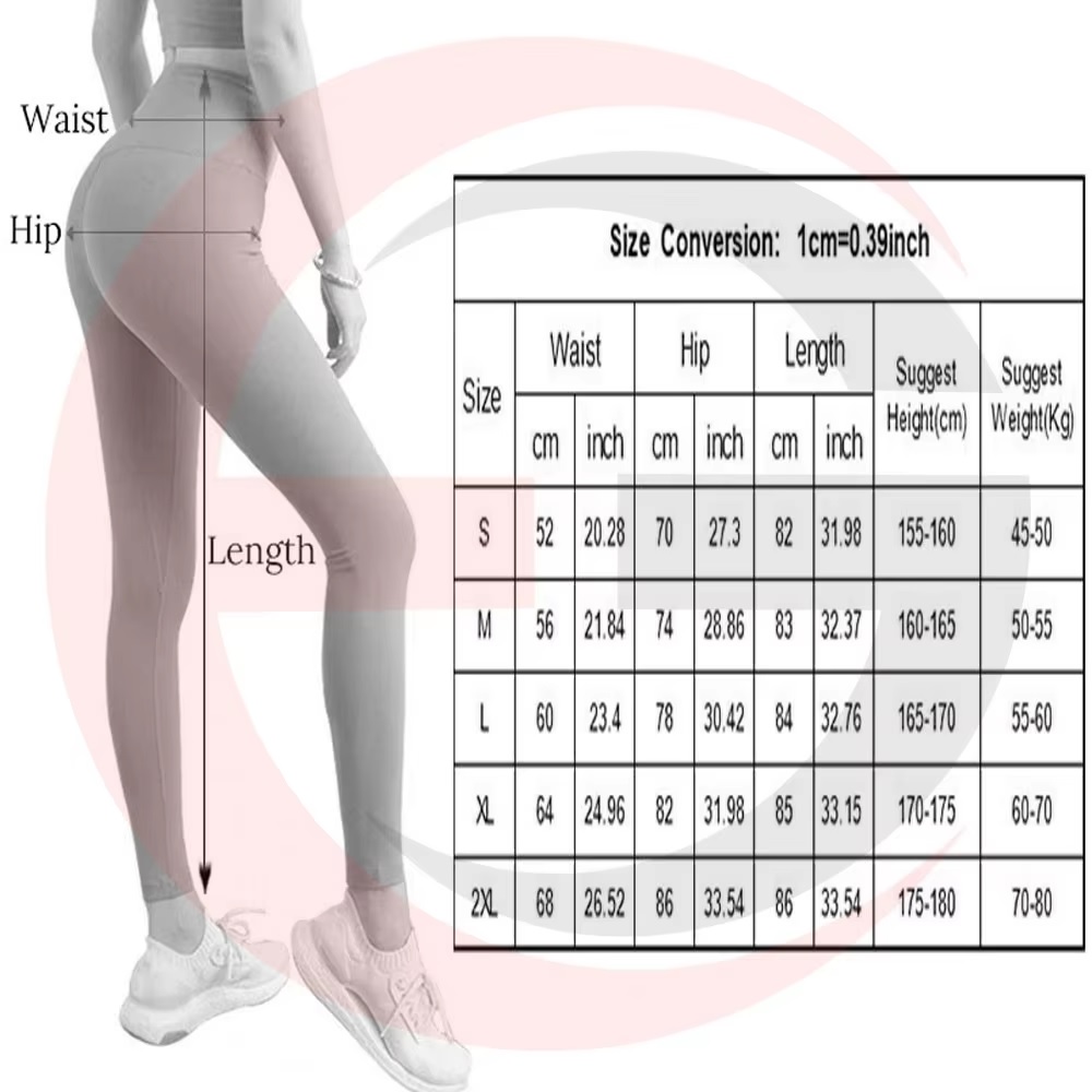Elegant Push Up Leggings - Rosa/L