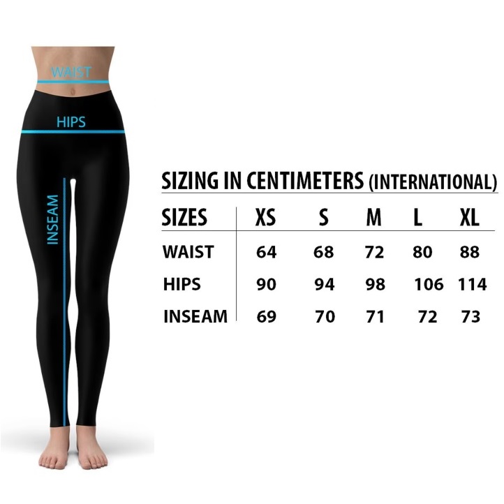 Push Up Leggings - Orange/M