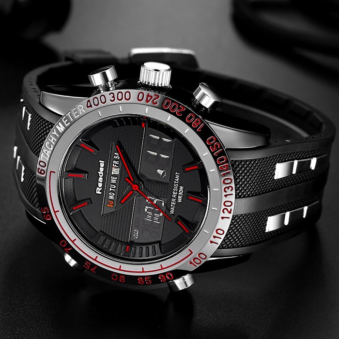 Uhr AR-4094 - Schwarz/Grau