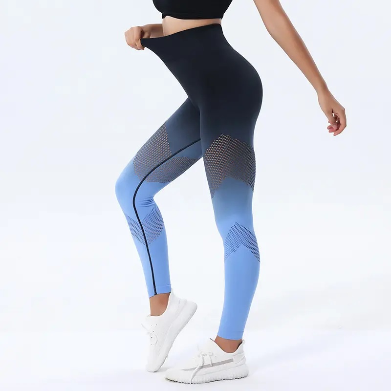 DY-24924 Push Up Leggings - Blau/M