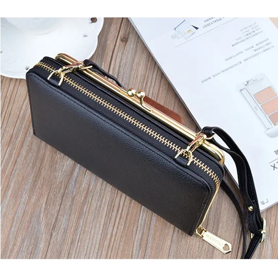 LE-25219 Crossbody Geldbörse - Grau