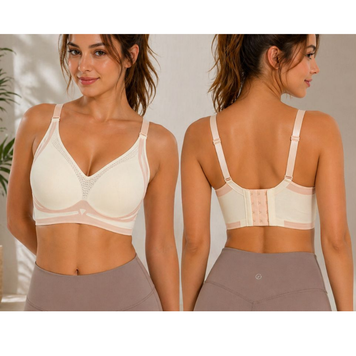 Damen Sport-BH QS - 40943 - Grau / XXL
