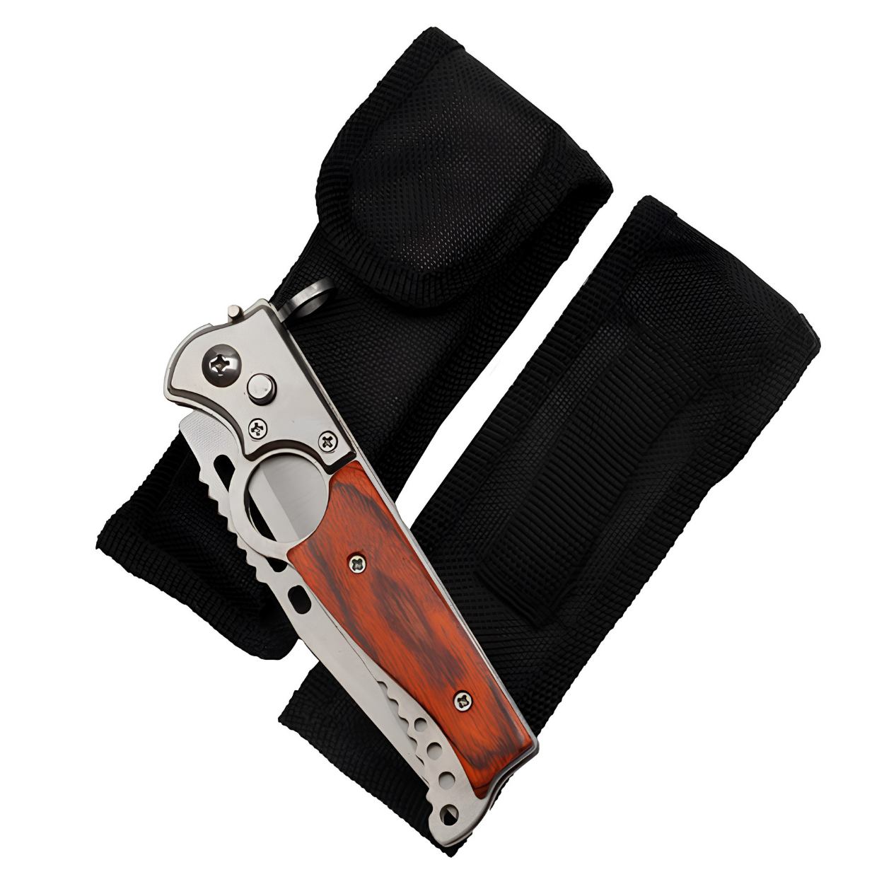 Outdoor-Klappmesser QS - 41031 - Braun