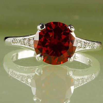 Ring CO-1219 - Silber/Rot - 59mm