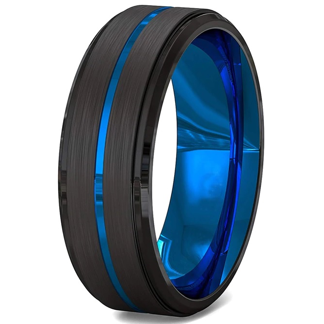 AR-7148 Ring - Silber/Golden/57mm