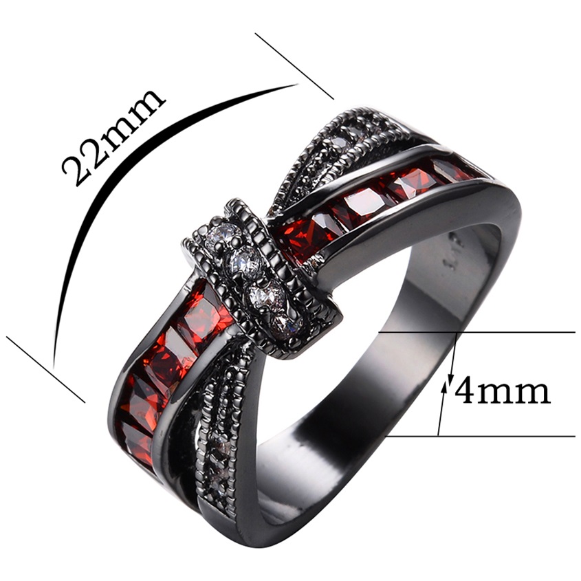 Ring DI-2325 - Schwarz/Grün/62,1mm