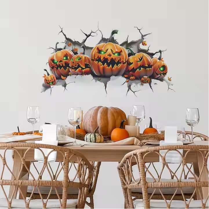 Wandaufkleber / Tapete Pumpkins/Typ2