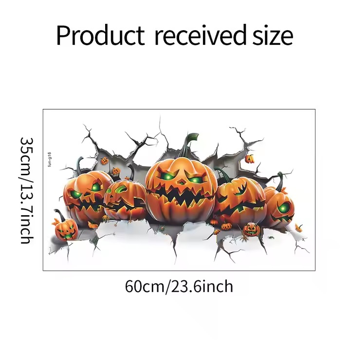 Wandaufkleber / Tapete Pumpkins/Typ2