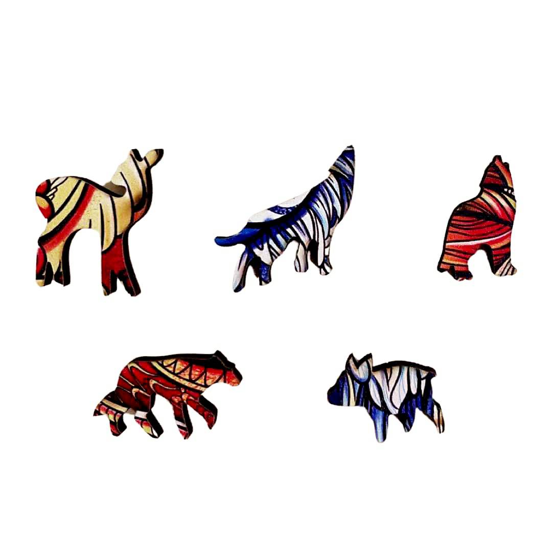Tiger Holzpuzzle/L