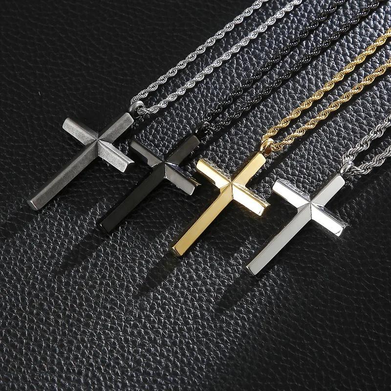 Halskette PU-38415 Cross - Gold