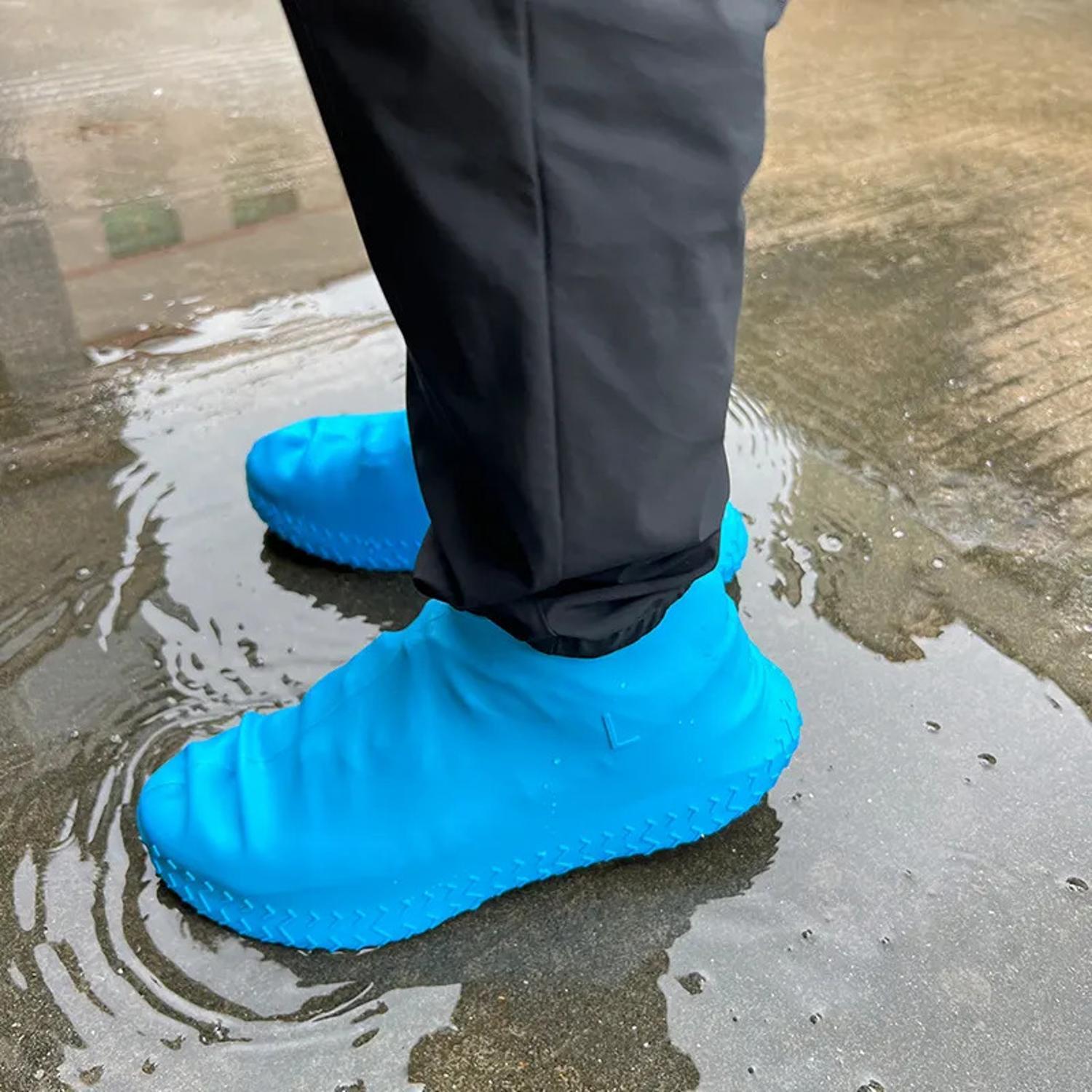Wasserdichte Schuhüberzüge – Rosa / XL