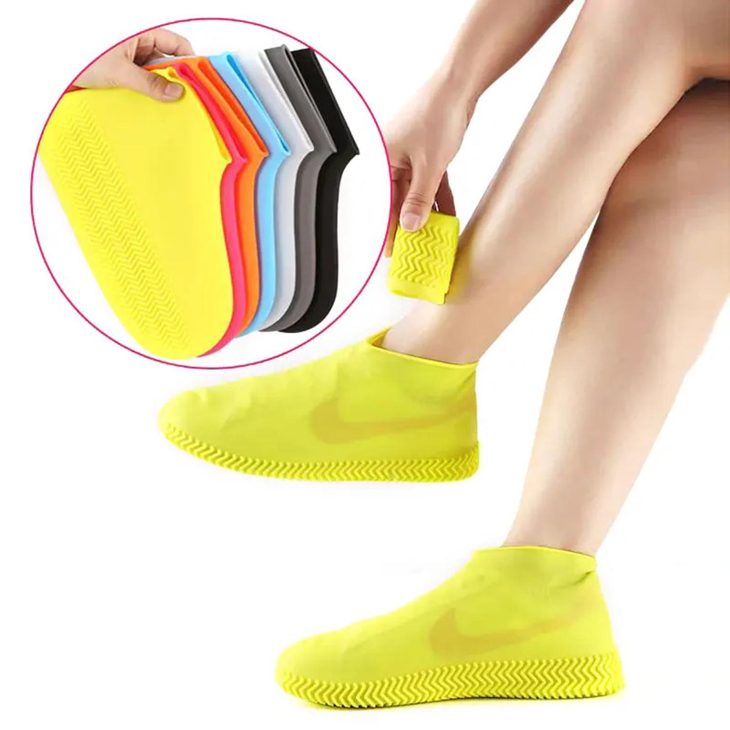 Wasserdichte Schuhüberzüge – Rosa / XL