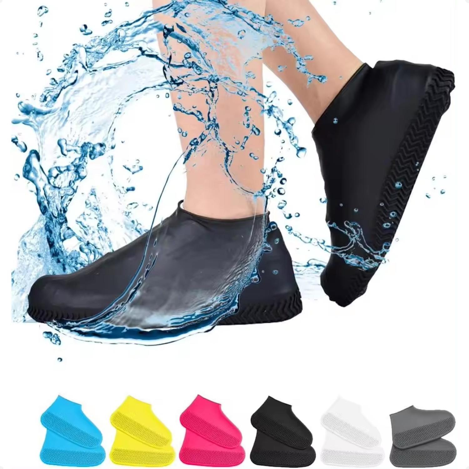 Wasserdichte Schuhüberzüge – Rosa / XL