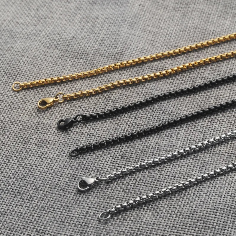 Kette TA-34755 - Schwarz / 65cm / 2mm