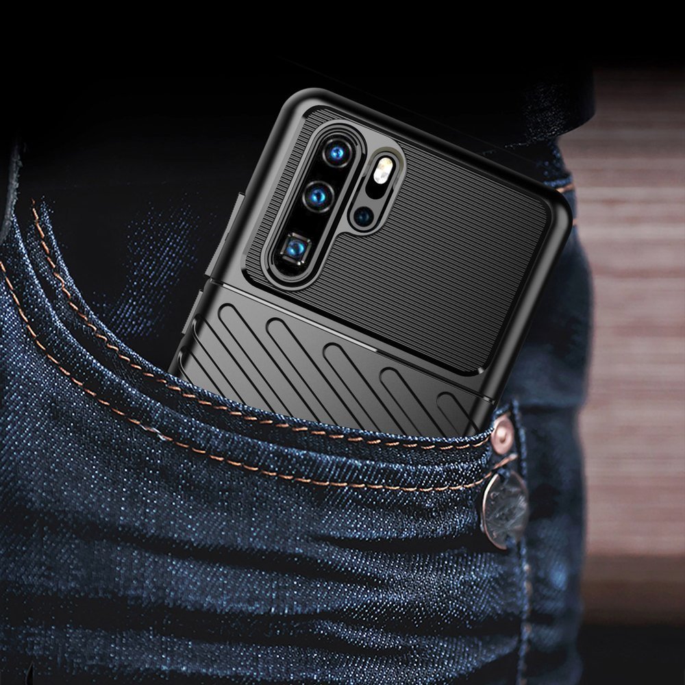Robuste Thunder Hülle für Xiaomi Redmi 13C 5G - Schwarz