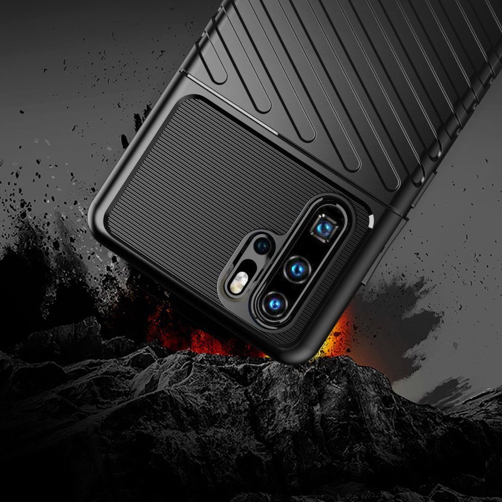Robuste Thunder Hülle für Xiaomi Redmi 13C 5G - Schwarz