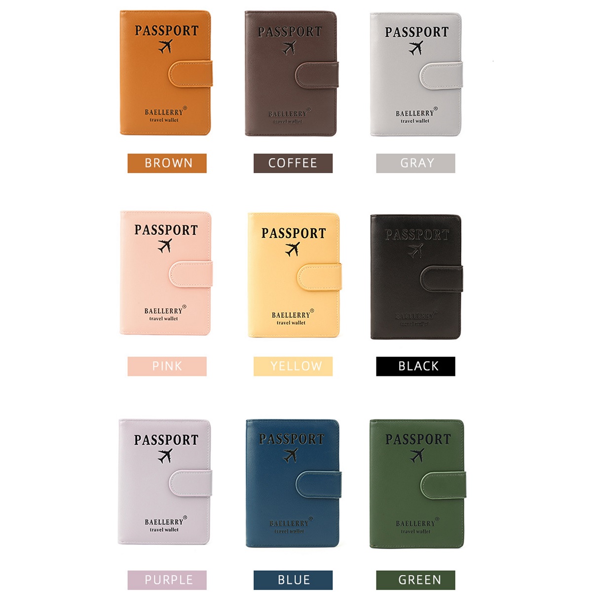 Travel WALLET Baellerry EA-35598 - Gelb