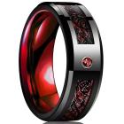 Schwarz/Rot/49mm