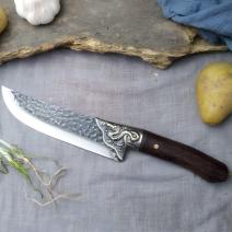 Dragon Damastküchenmesser-Chef/Braun