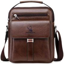 Herren Crossbody Tasche WEIXIER EV-35700 - Dunkelbraun