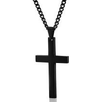 Cross Halskette-Schwarz