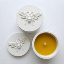 Bienenkerze - Weiß