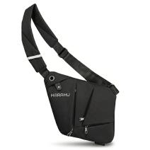 Herren Crossbody Tasche HARAHU Pulse - Schwarz
