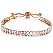 Armband FL-4216 - Golden/Kristall