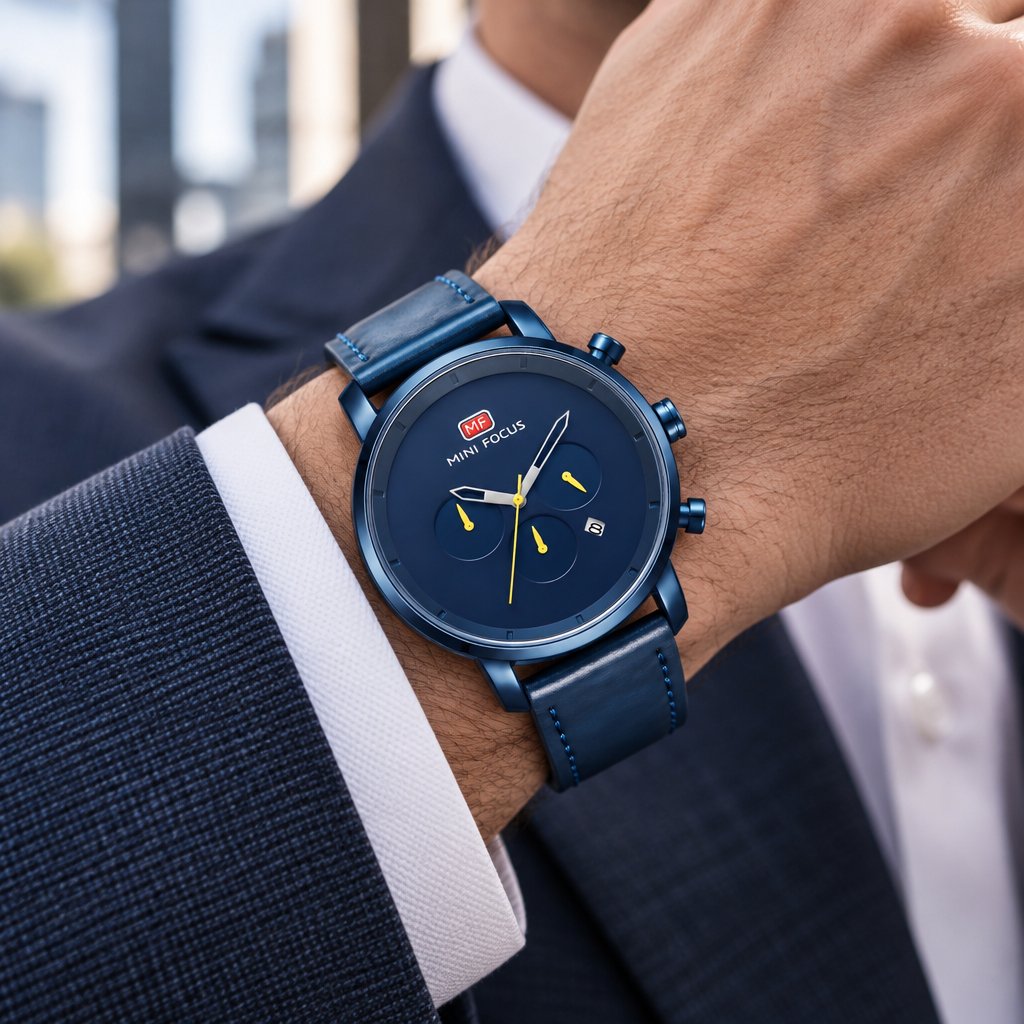 Uhr Mini Focus KO-23851 - Blau